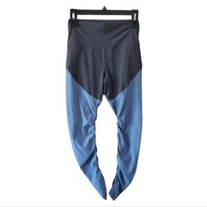 Zyia Active Colorblock Baby Blue Gray Leggings